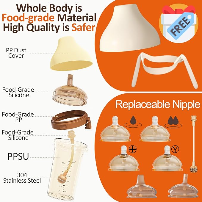 PPSU Baby Bottle, Bottles for Breastfed Babies - Image 8