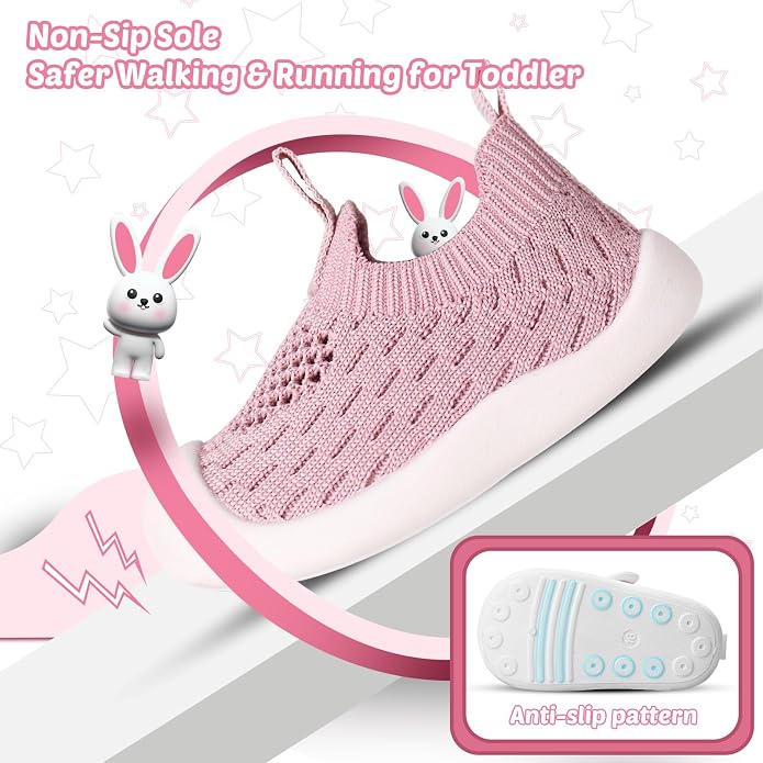 Baby Walking Shoes Toddler Girl Boy Soft Sole Breathable Cotton Canvas Shoes - Image 3