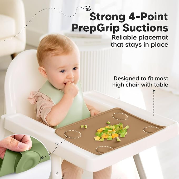 KeaBabies 2-Pack Silicone Placemats - Image 4