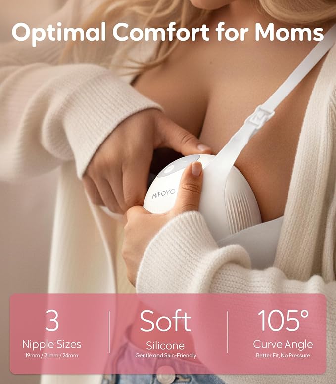 Wearable Breastfeeding Pump, Hands-Free Breast Pump – Electric Portable Breast - Image 4