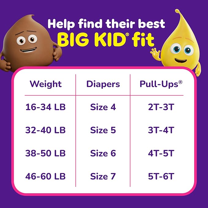 Pull-Ups Girls' Potty Training Pants, Size 2T-3T Training Underwear - Image 6
