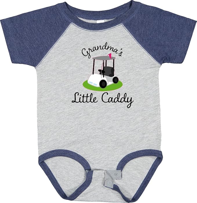 inktastic Grandma's Little Caddy Golf Baby Bodysuit by Inktastic