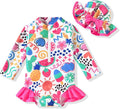 Aalizzwell Baby Girls Long Sleeve One Piece Swimsuit by Aalizzwell
