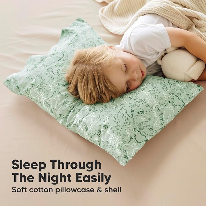 KeaBabies Toddler Pillow with Pillowcase, Jumbo 14X20 - Image 7