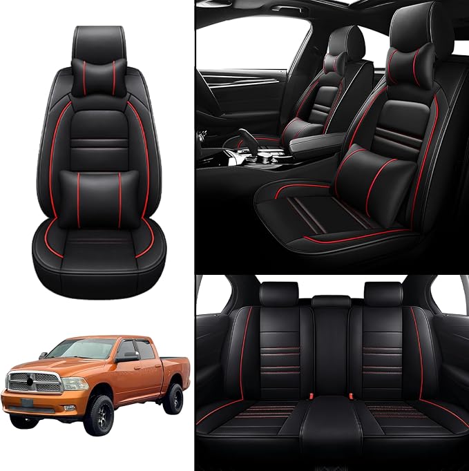 Car Seat Covers for Dodge ram 2004-2011 | 5-Seats Seat Covers, Waterproof Seat - Image 2