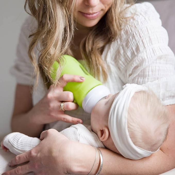 Olababy Silicone Sleeve for Avent Natural Glass Baby Bottles - Image 3