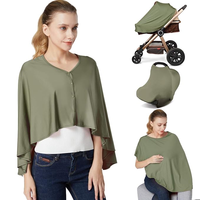 Nursing Cover & Baby Nursing Poncho, High Seat Cover, Stroller Cover, Shopping by Kefee+Kol