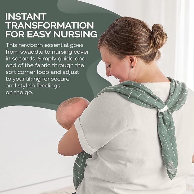 Itzy Ritzy Breastfeeding Boss Multi-Use Cover – A Nursing Cover, Car Seat Cover - Image 4