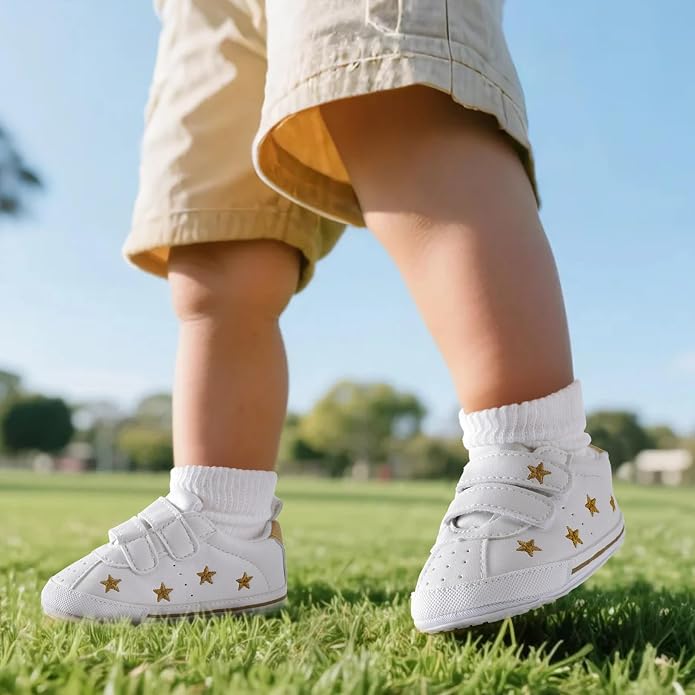 BACSAC Baby Boys Girls Lightweight Shoes Non-Slip Rubber Soft Sole Sneakers - Image 5