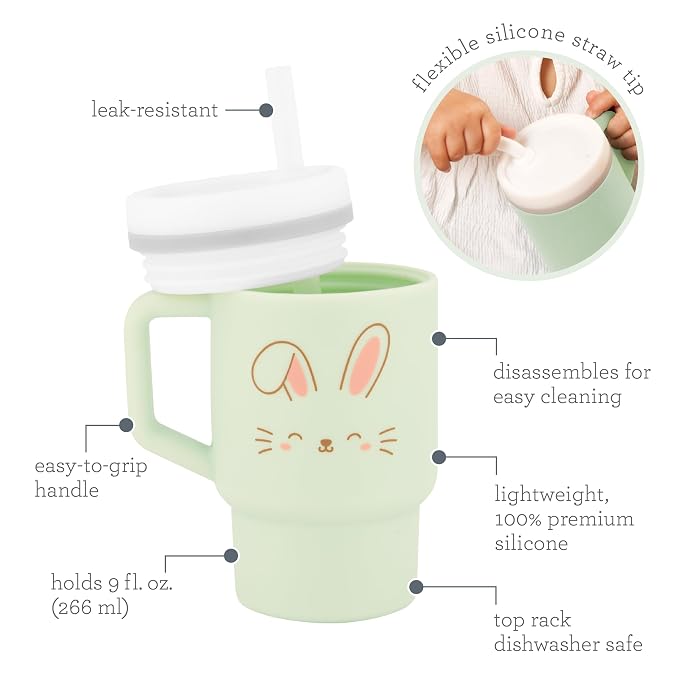 Infantino My 1st Tumbler, Silicone Sippy Cup - Image 5