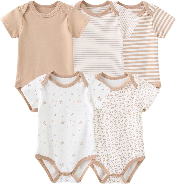 Unisex Baby Boy Girl Bodysuits Sets 20 Pack Cotton Casual New Born Clothes - Image 2