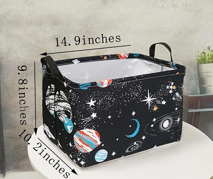 Rectangle Kids Gift Storage Basket Shelf Storage Basket Organizer Box Clothes - Image 2