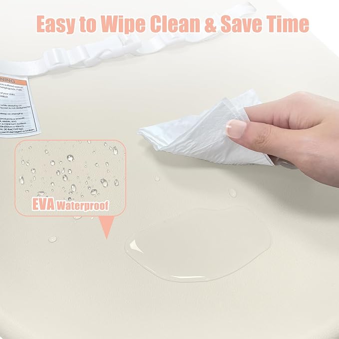 Baby Changing Pad, EVA Waterproof Non-Slip Changing Table Pad - Image 5