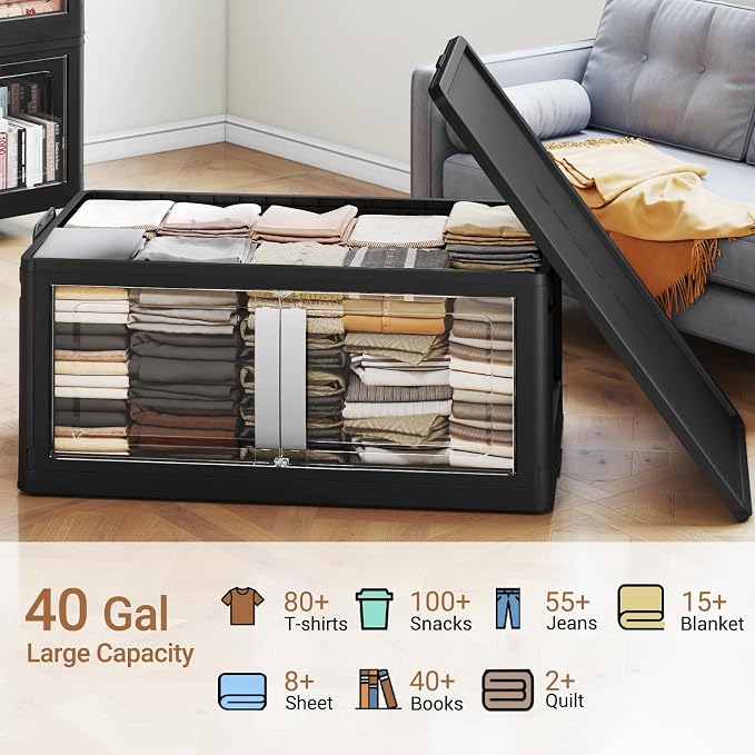 BROVIEW 160QT Stackable Storage Bins - Image 8