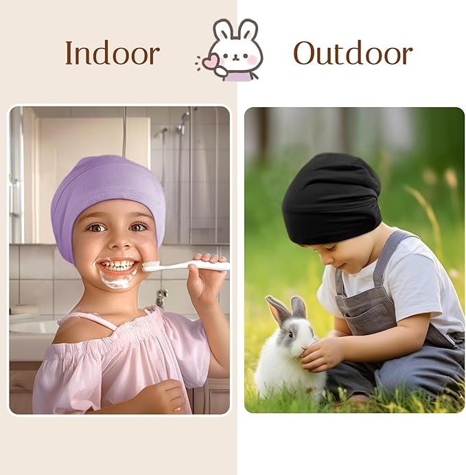 OLESILK Silk Toddler Bonnet 6-36 Months: 100% Mulberry Silk & Modal, Anti-Frizz - Image 7