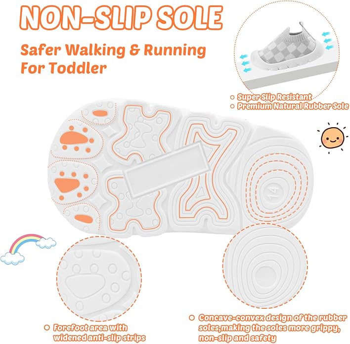 Baby Walking Shoes Toddler Girl Boy Soft Sole Breathable Cotton Canvas Shoes - Image 4