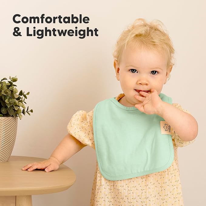 KeaBabies 8-Pack Organic Baby Bibs - Image 5