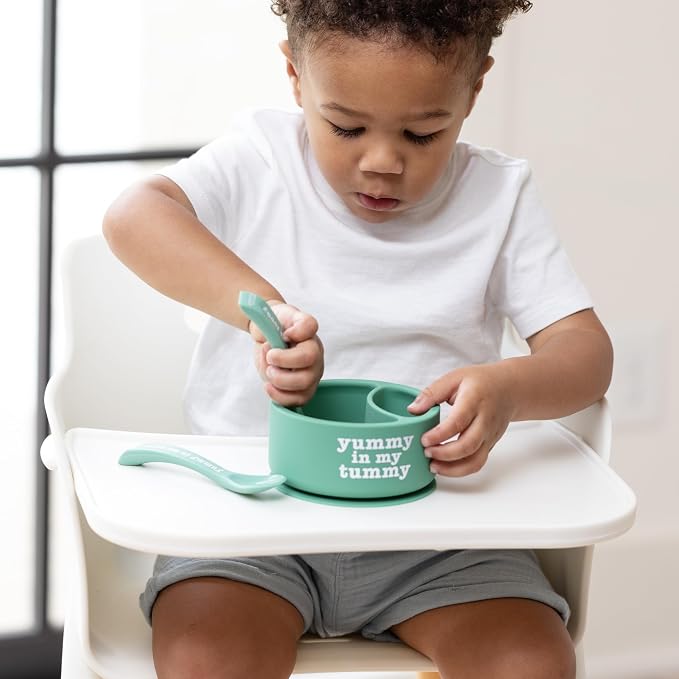 Bella Tunno Silicone Suction Bowl & Spoons - Image 5
