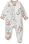 Burt’s Bees Baby Boys' One-Piece Sleep and Play 100% Organic Cotton PJs by BurtsBeesBaby