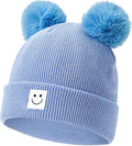 AZJ Baby Beanie Hat Toddler Infant Winter Knitted Hat Kids Soft Warm Pom Pom by AZJ