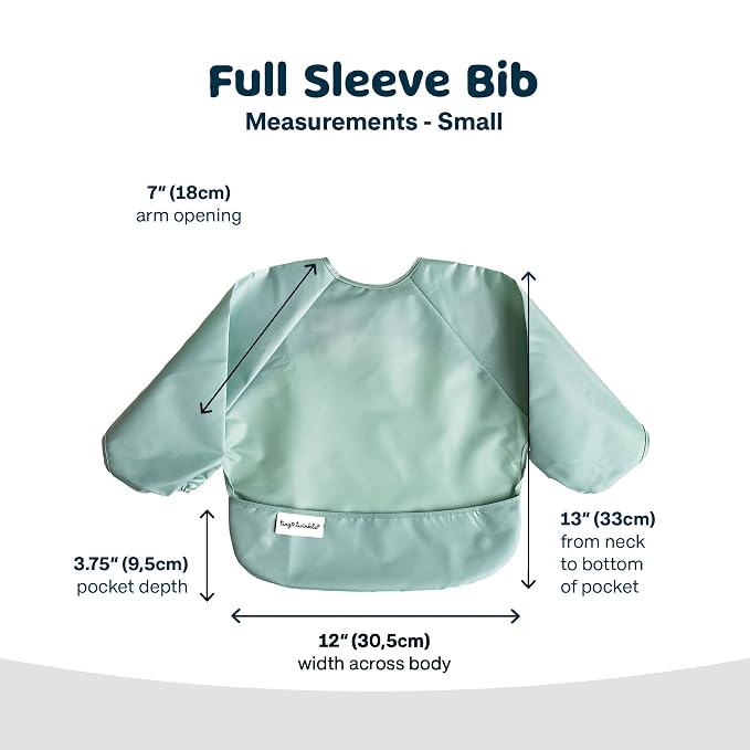 Tiny Twinkle Long Sleeve Bib for Babies & Toddlers – Waterproof Smock Bib for - Image 6
