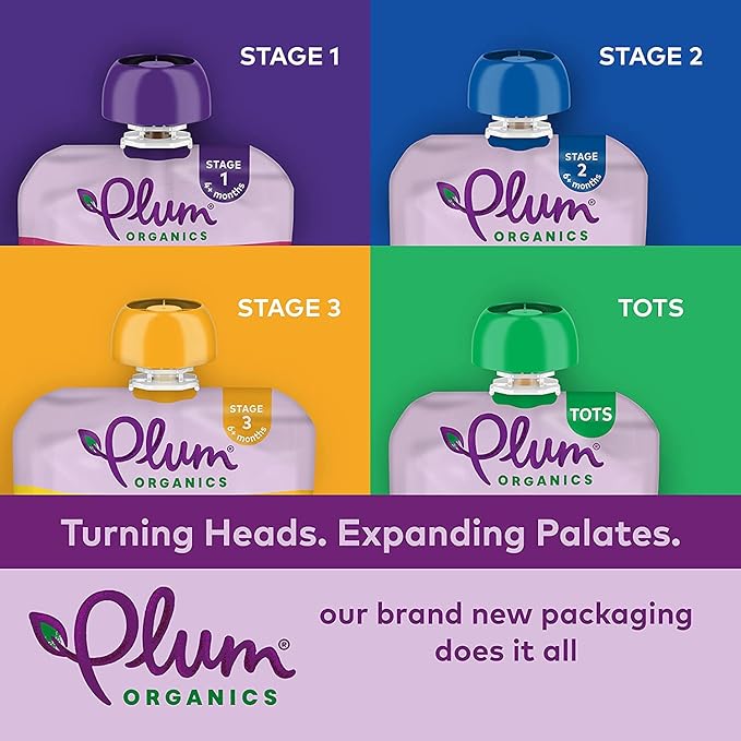 Plum Organics Variety Pack, 12+ Months – Toddler’s Taste Adventure & Sunrise - Image 9