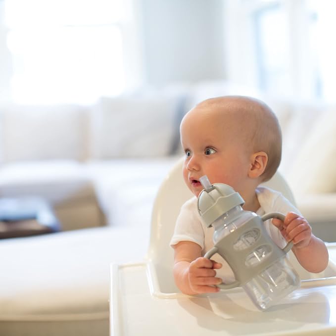 Dr. Brown's Milestones Wide-Neck Sippy Straw Bottle - Image 3