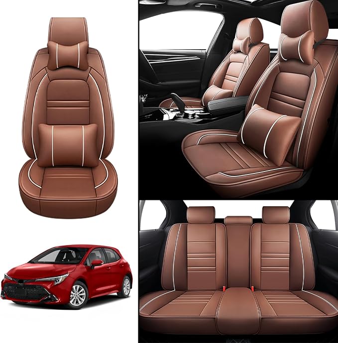 Car Seat Covers for Toyota Corolla 1997-2025 | 5-Seats Seat Covers, Waterproof - Image 2