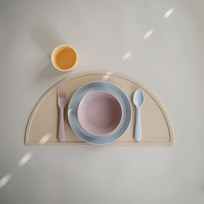 mushie Round Dinnerware Plates for Kids | Made in Denmark - Image 3