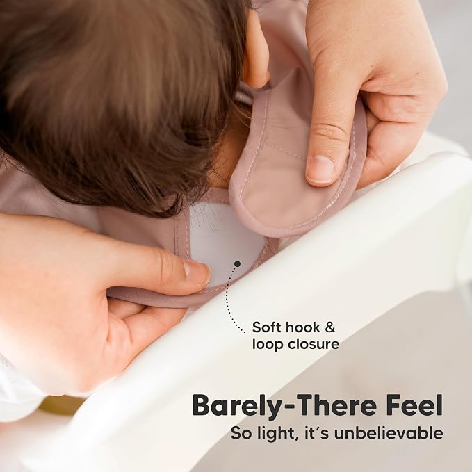 3-Pack Waterproof Baby Bibs for Eating - Image 4