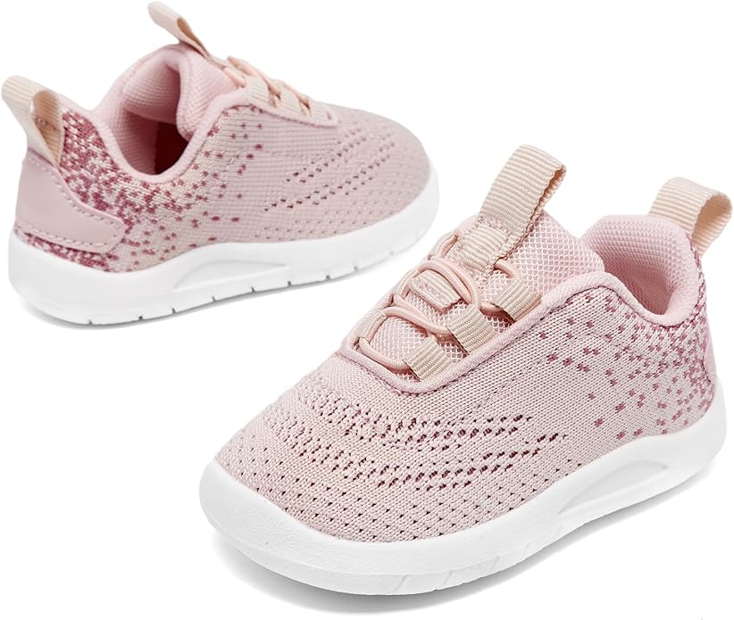 MORENDL Toddler Slip On Sneakers Baby Walking Shoes Non-Slip Breathable Unisex - Image 3