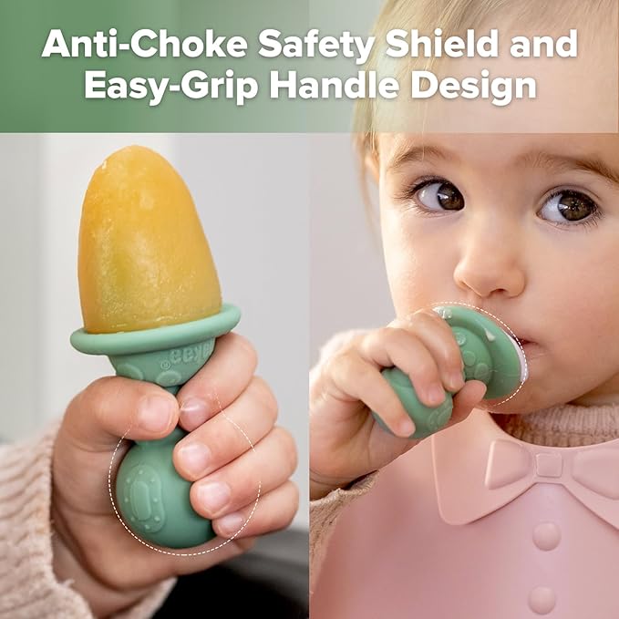 Haakaa Astronaut Ice Pop Mould Set – Mini Silicone Breastmilk Popsicle Molds - Image 3