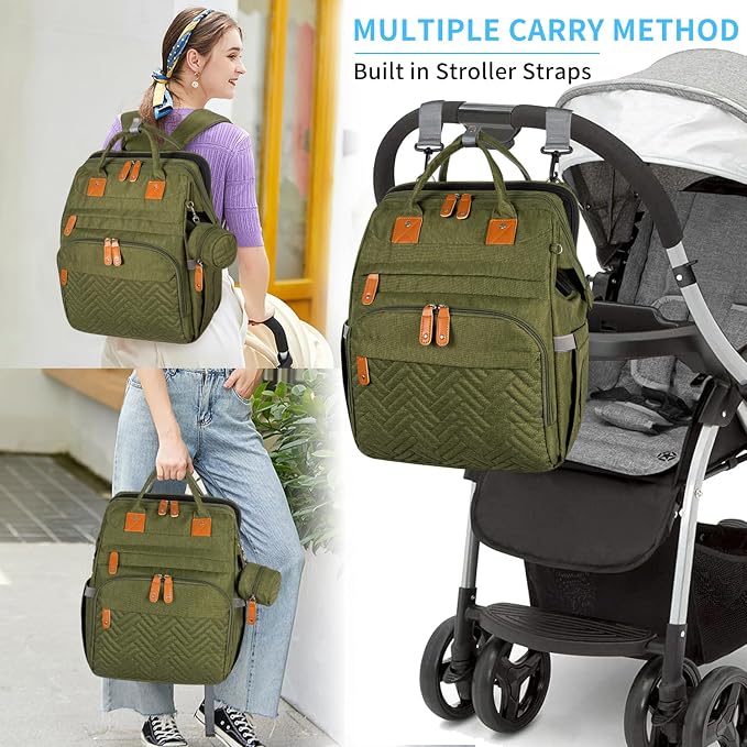 KABAQOO Diaper Bag Backpack - Image 6