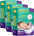 Sposie Overnight Diaper Booster Pads, Stops Leaks and Bedwetting, Original by Sposie