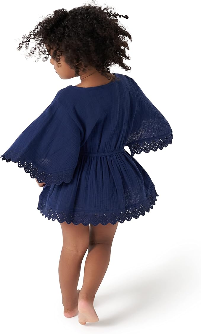 Gerber baby-girls Toddler Kaftan Swim Cover Up - Image 4
