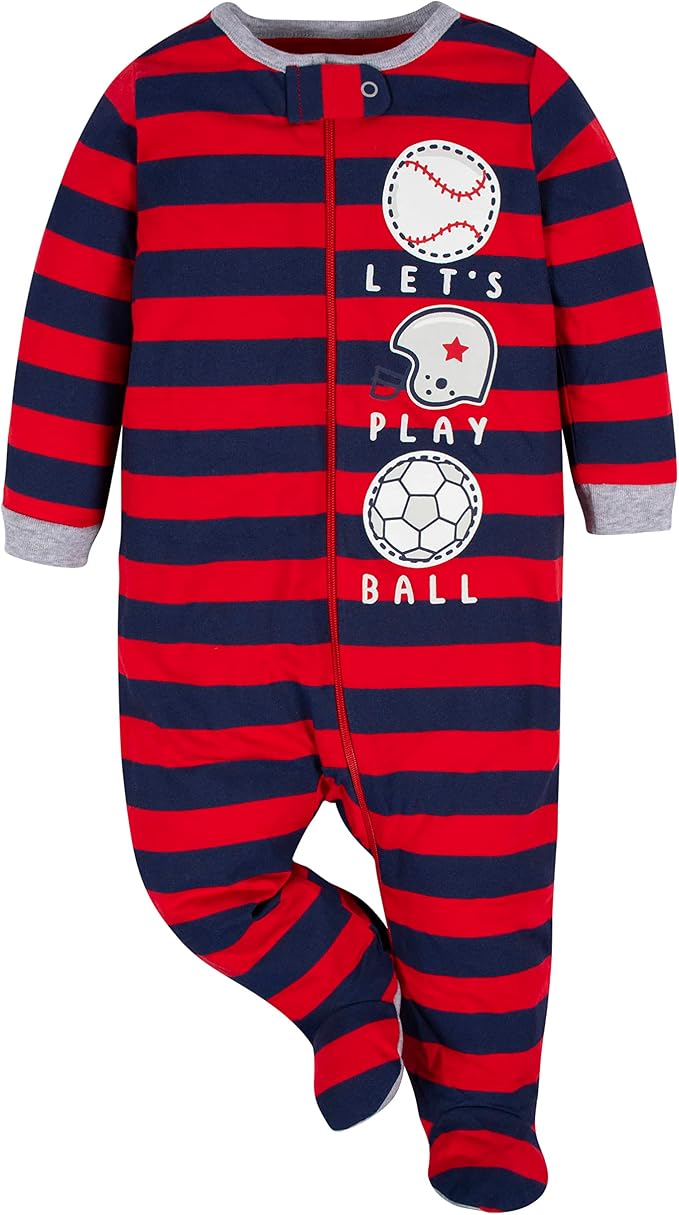 Gerber Baby Boys 4 Pack Sleep 'N Play Footie - Image 4
