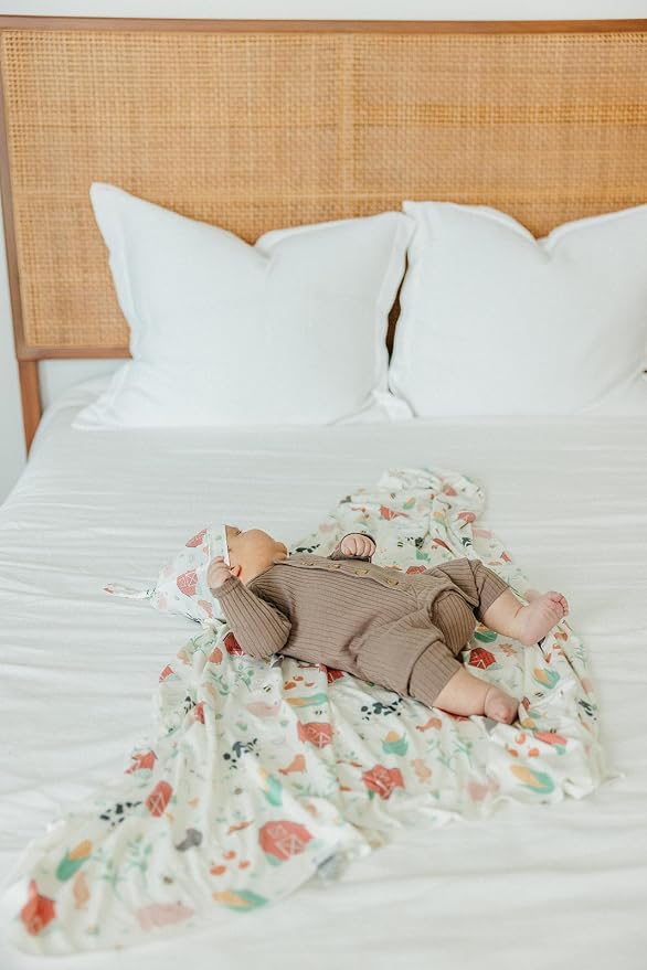 Copper Pearl Baby Swaddle Blanket - Image 7