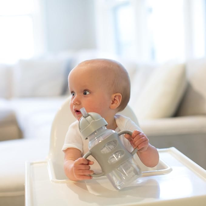 Dr. Brown's Milestones Wide-Neck Sippy Straw Bottle - Image 5