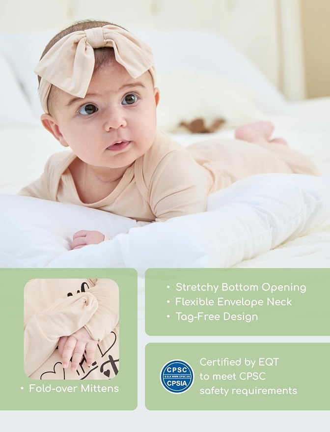PATPAT Baby Sleeper Gown with Bamboo Viscose - Image 3