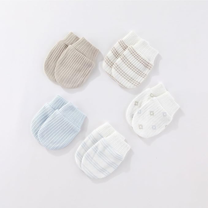 15 Pack Infant Hats Gloves Socks Unisex Baby Boy Girl Accessories Set Cotton - Image 6