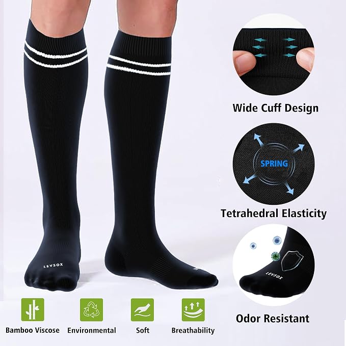 LEVSOX Viscose Made from Bamboo Compression Socks - Image 3
