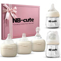 Glass Baby Bottles Anti Colic Set 2 Pack 3oz and 6oz BPA Free Heat Resistant by Unknown