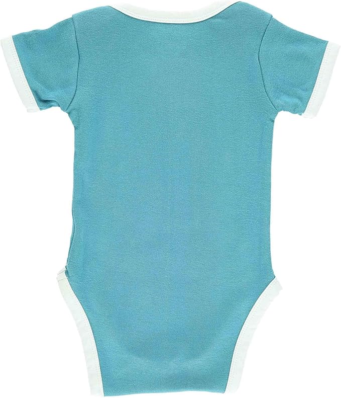 Lazy One Cute Unisex Baby Bodysuit, Cute Animal Designs, 6-18 Months - Image 2