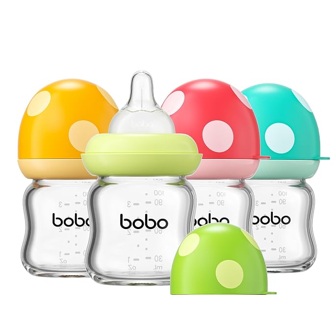YOHKOH Natural Glass Baby Bottle by Home