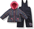 Arctic Quest Little Girls Bib Snow Pants and Ski Jacket Water-Resistant Snowsuit by ArcticQuest