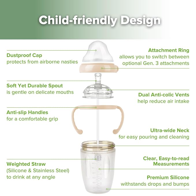 haakaa Weighted Straw Cup Sippy Cup - Image 4