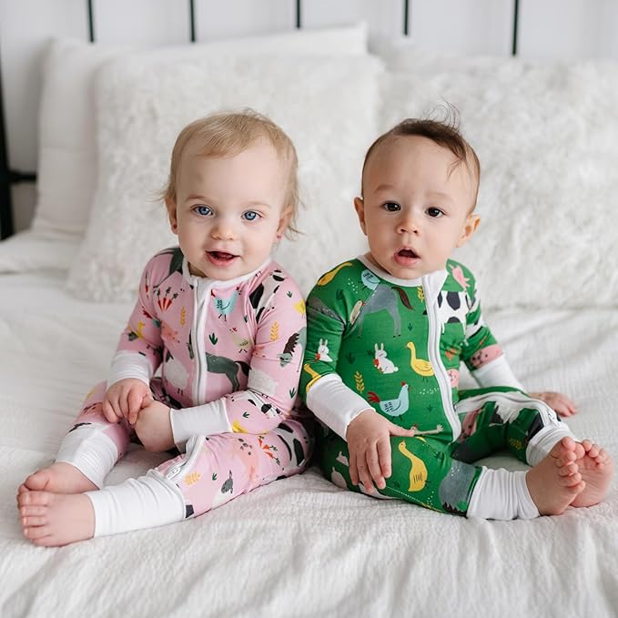 Little Sleepies Pajamas for Baby Boys & Girls, Viscose from Bamboo Baby Pajamas - Image 8