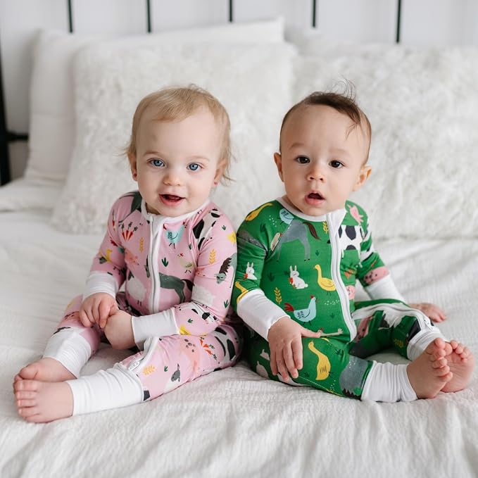 Little Sleepies Pajamas for Baby Boys & Girls, Viscose from Bamboo Baby Pajamas - Image 8