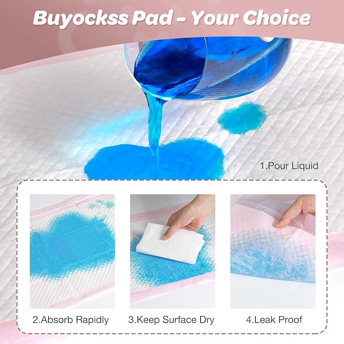 Disposable Changing Pad Liners Pack of 100 Baby Incontinence Changing Pads - Image 4