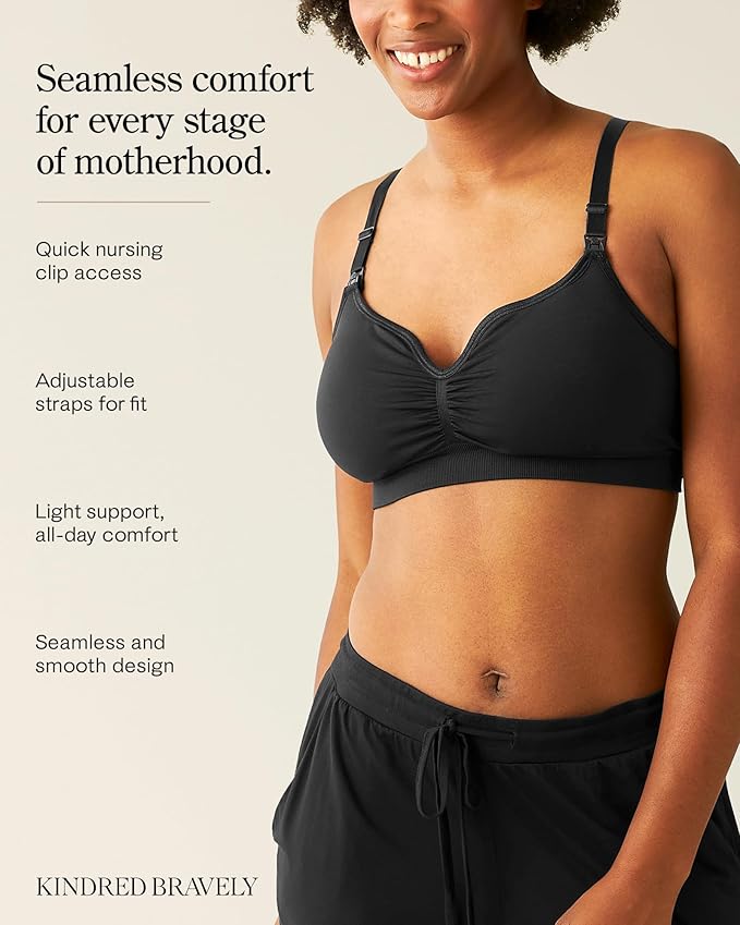 Kindred Bravely Tatum Seamless Sweetheart Bralette Nursing Bras - Image 2